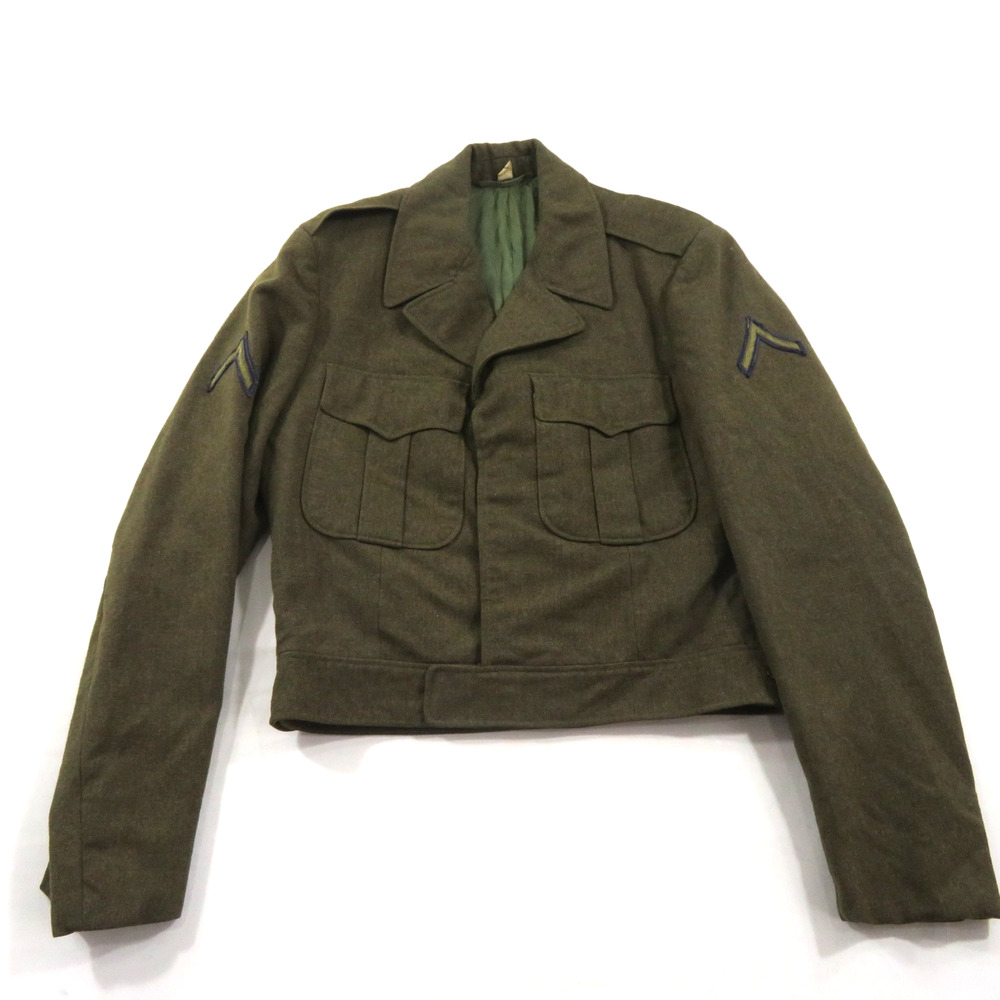 Korea War Era Green Ike Eisenhower jacket size 38L EUC Mint Vintage
